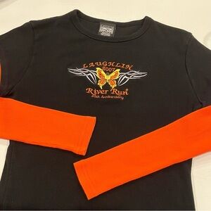 Long Sleeve Top with Graphic Design